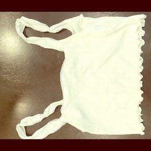 FOREVER 21 white cropped tank!